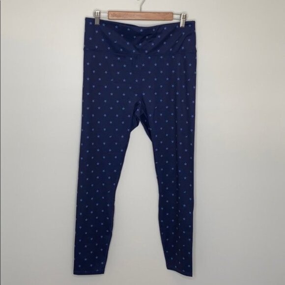 Fabletics High-Waisted Printed stars Ultracool 7/8 leggings in size XL=12-14 - Picture 1 of 10